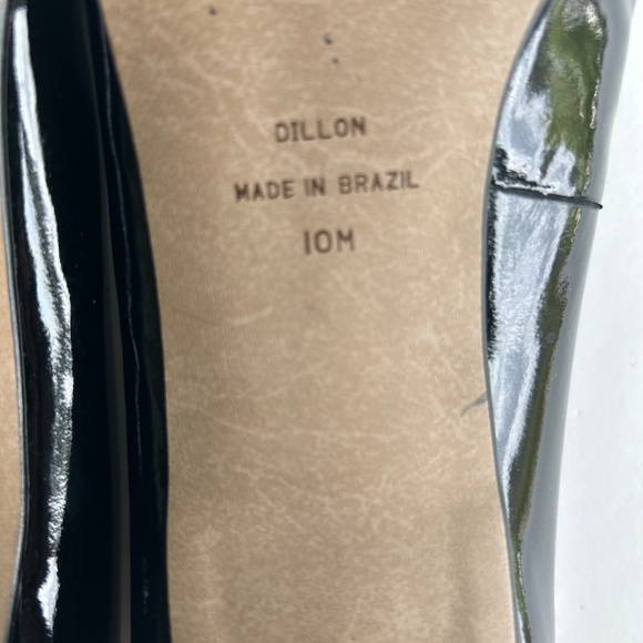 Laura Scott Black Patent Leather Classic Heels size 10 - Picture 10 of 16